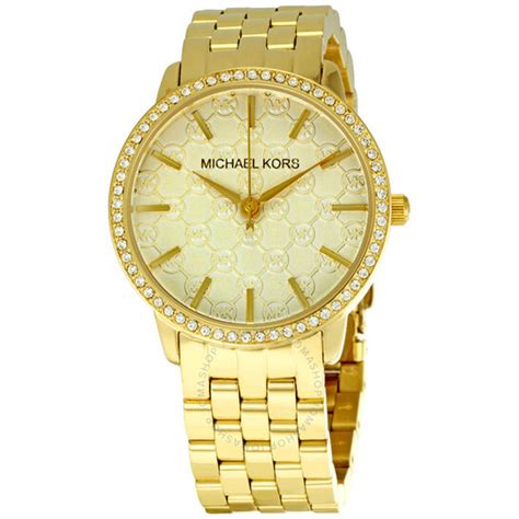 mk3120 michael kors|Michael Kors Ladies Glitz Watch MK3120 .